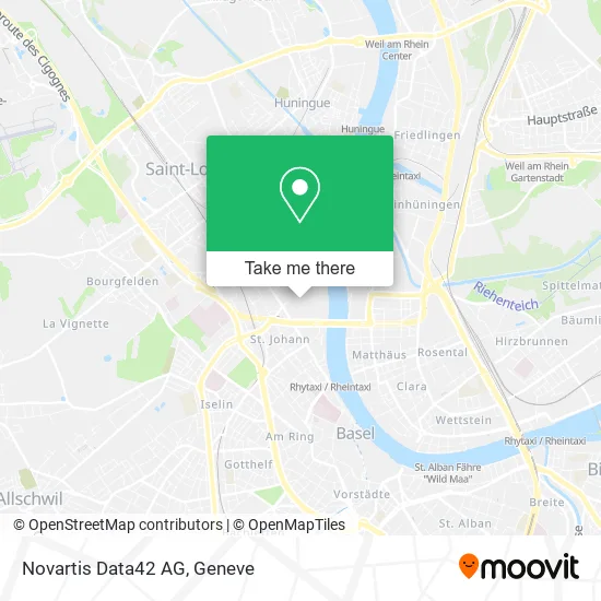 Novartis Data42 AG map