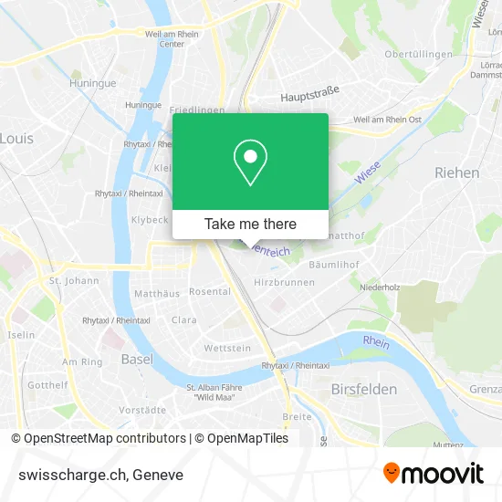 swisscharge.ch map