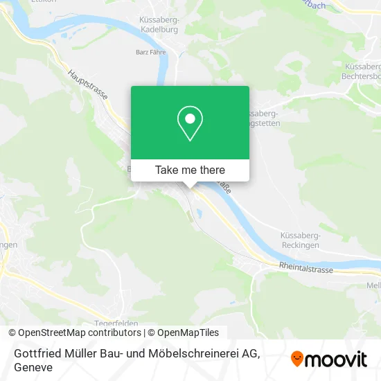 Gottfried Müller Bau- und Möbelschreinerei AG map