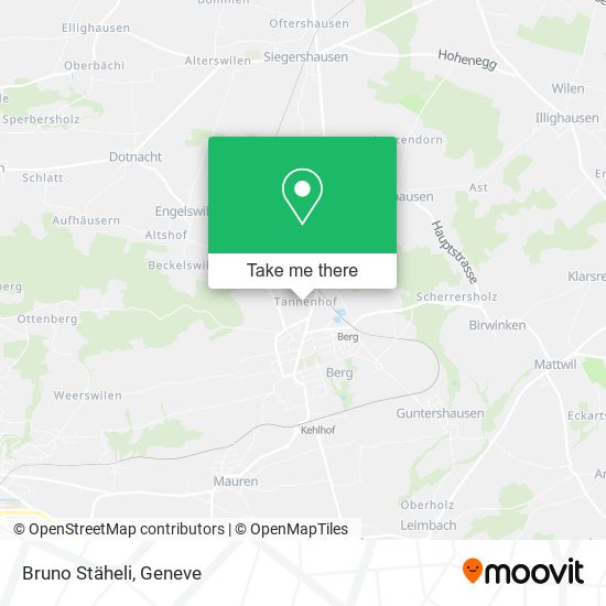Bruno Stäheli map