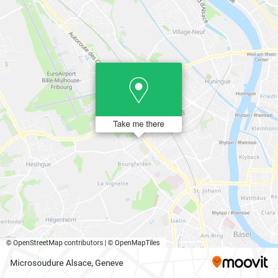 Microsoudure Alsace map