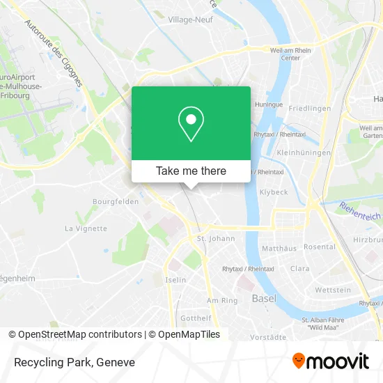 Recycling Park map