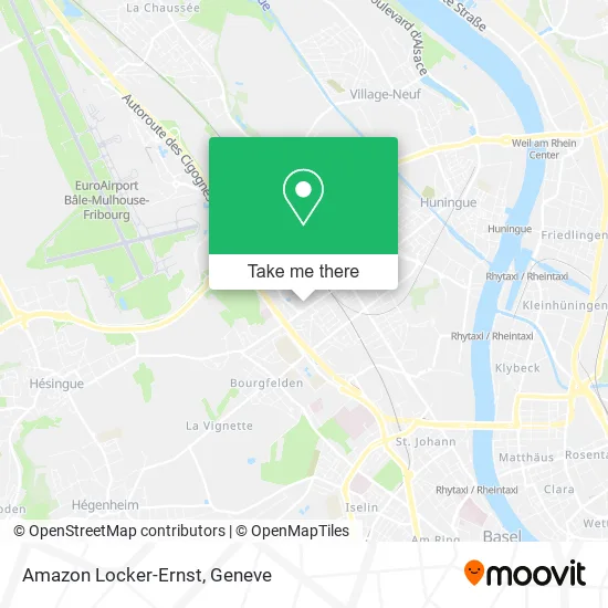 Amazon Locker-Ernst map