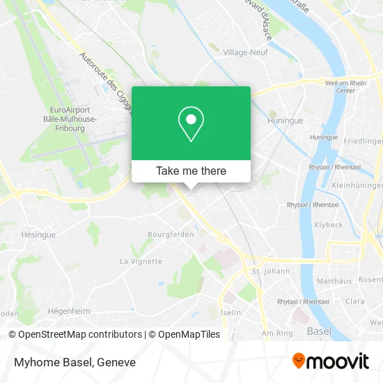 Myhome Basel map