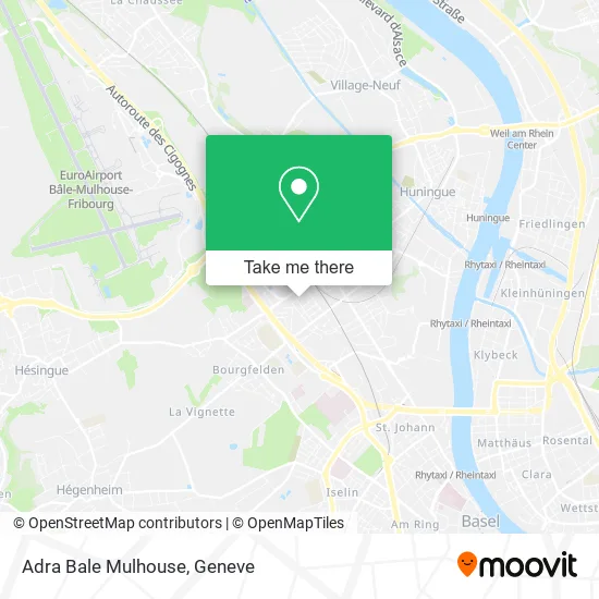 Adra Bale Mulhouse map