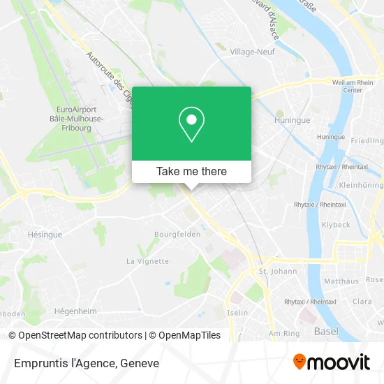 Empruntis l'Agence map