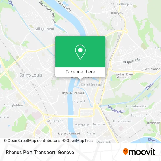 Rhenus Port Transport map