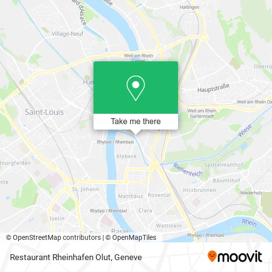 Restaurant Rheinhafen Olut map