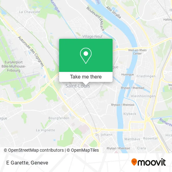 E Garette map