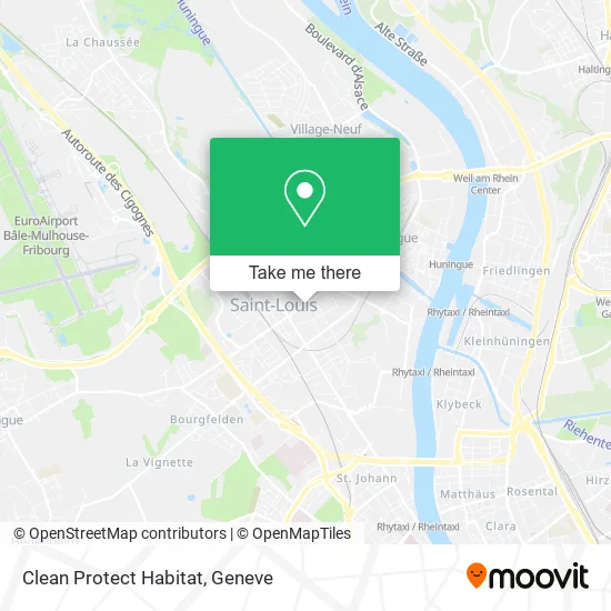 Clean Protect Habitat map