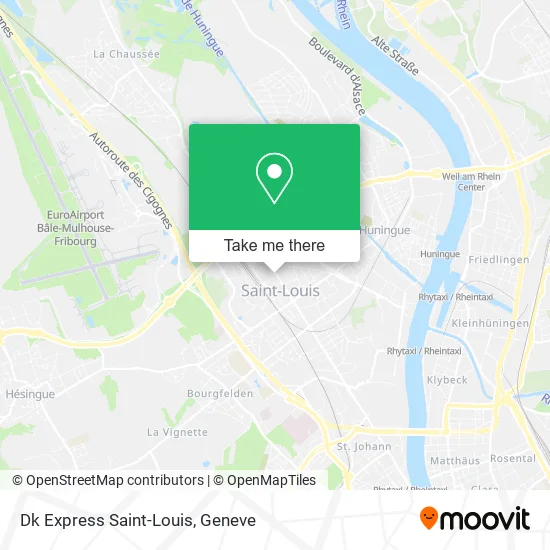 Dk Express Saint-Louis map
