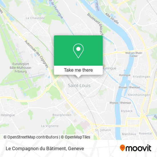 Le Compagnon du Bâtiment map