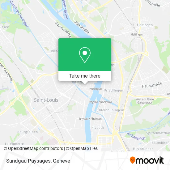 Sundgau Paysages map