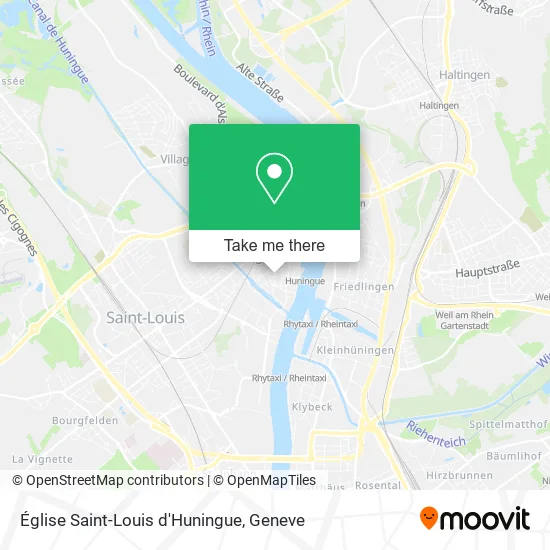 Église Saint-Louis d'Huningue map