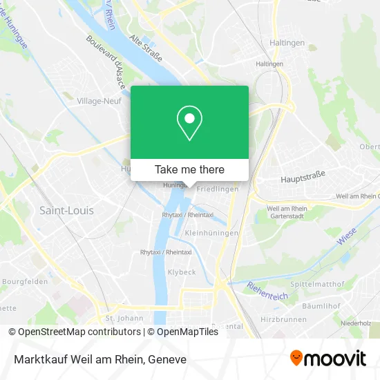 Marktkauf Weil am Rhein map