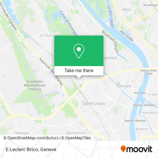 E.Leclerc Brico map