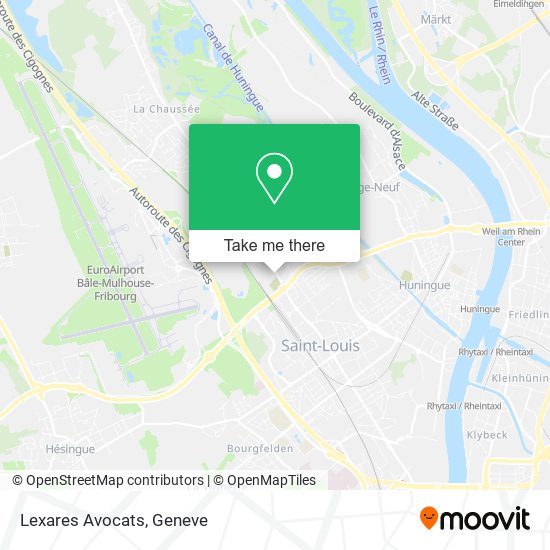 Lexares Avocats map