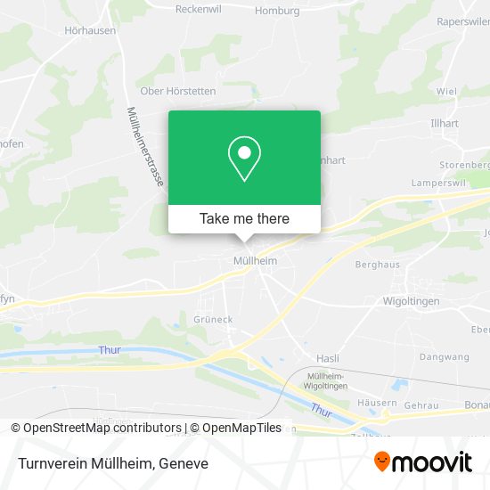 Turnverein Müllheim map