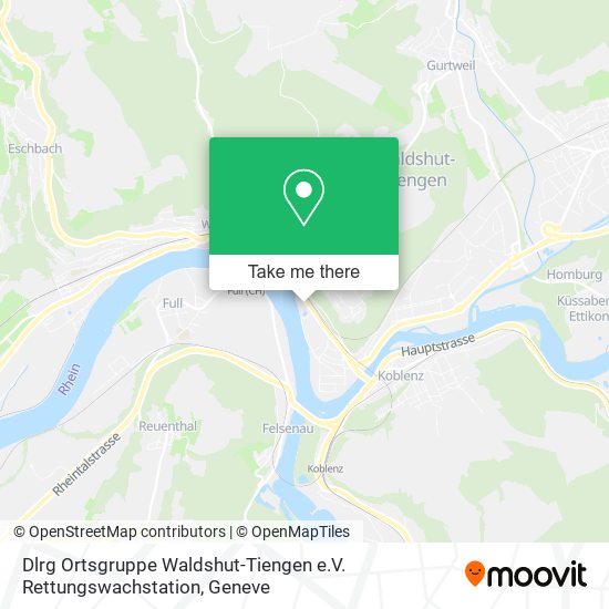 Dlrg Ortsgruppe Waldshut-Tiengen e.V. Rettungswachstation map