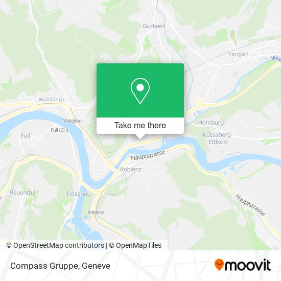 Compass Gruppe map