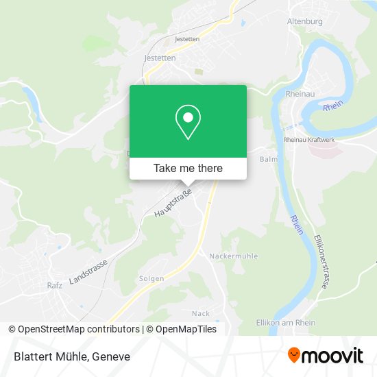 Blattert Mühle map