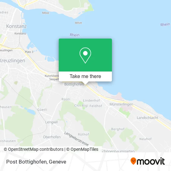 Post Bottighofen map