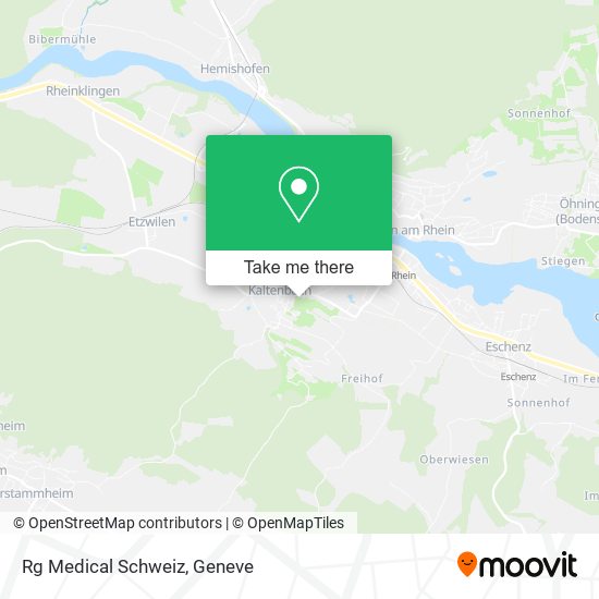 Rg Medical Schweiz map