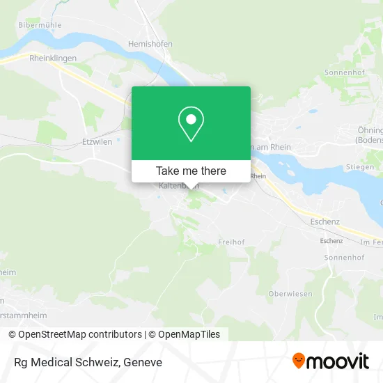 Rg Medical Schweiz map