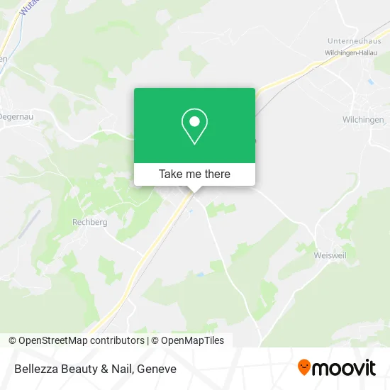 Bellezza Beauty & Nail map