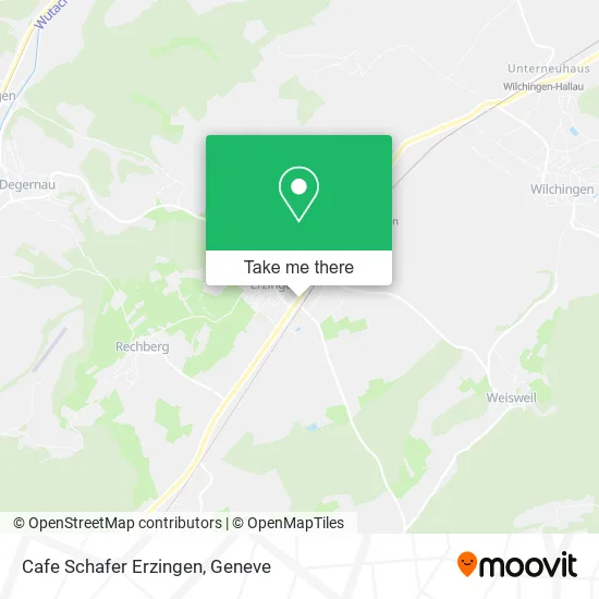 Cafe Schafer Erzingen map