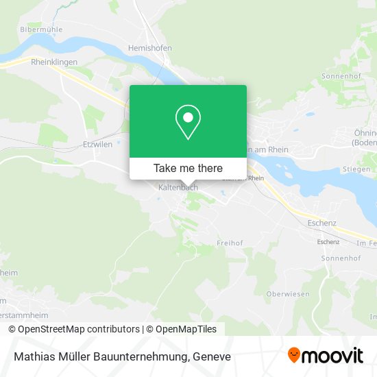 Mathias Müller Bauunternehmung Karte