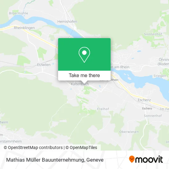 Mathias Müller Bauunternehmung map