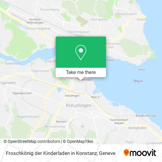 Froschkönig der Kinderladen in Konstanz map