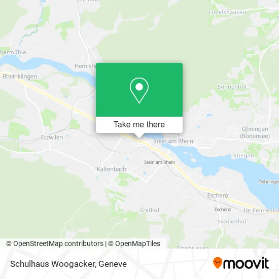 Schulhaus Woogacker map