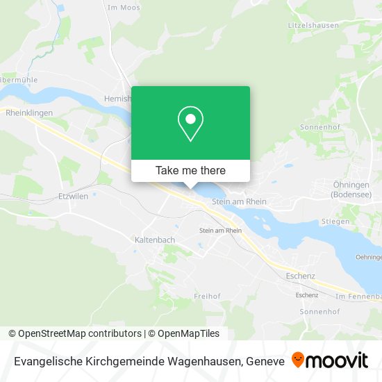 Evangelische Kirchgemeinde Wagenhausen map