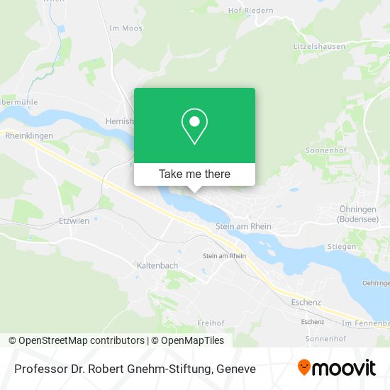 Professor Dr. Robert Gnehm-Stiftung map
