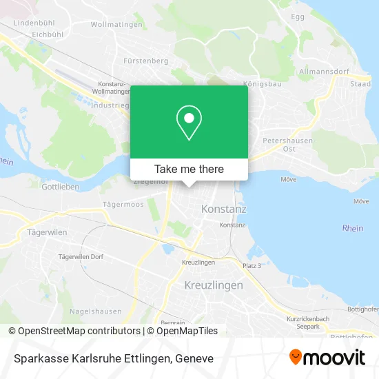 Sparkasse Karlsruhe Ettlingen map