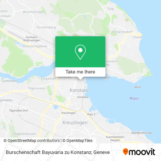 Burschenschaft Bayuvaria zu Konstanz map