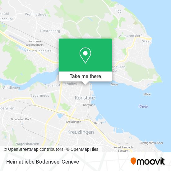 Heimatliebe Bodensee map