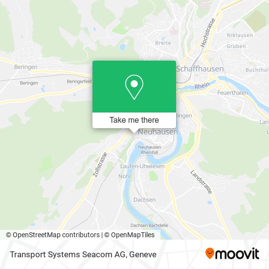 Transport Systems Seacom AG map