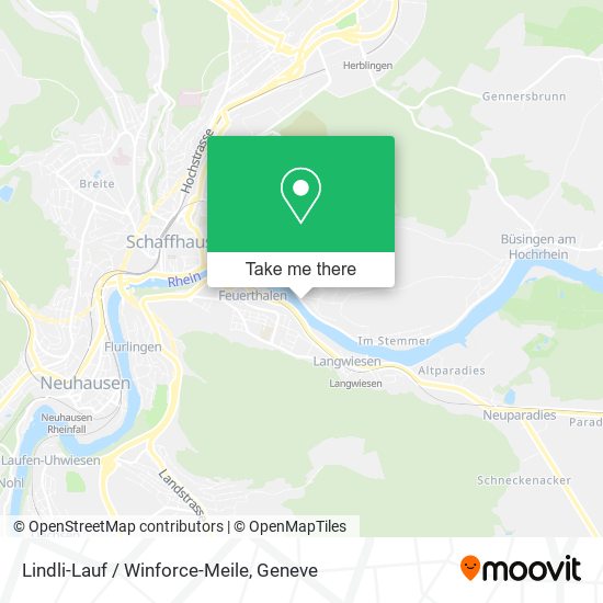 Lindli-Lauf / Winforce-Meile map