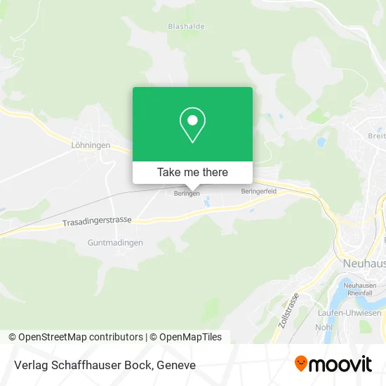 Verlag Schaffhauser Bock map