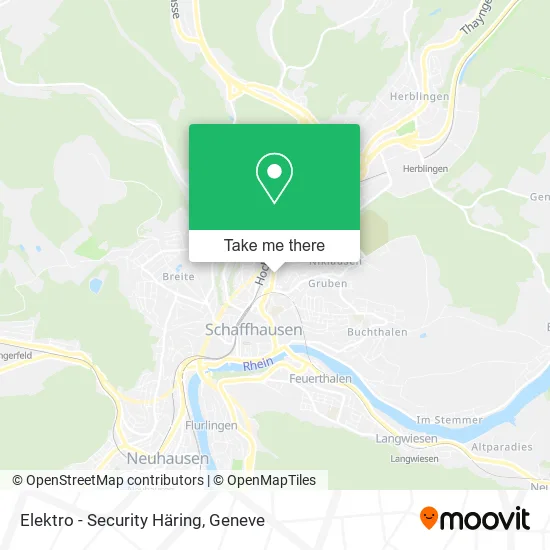 Elektro - Security Häring map
