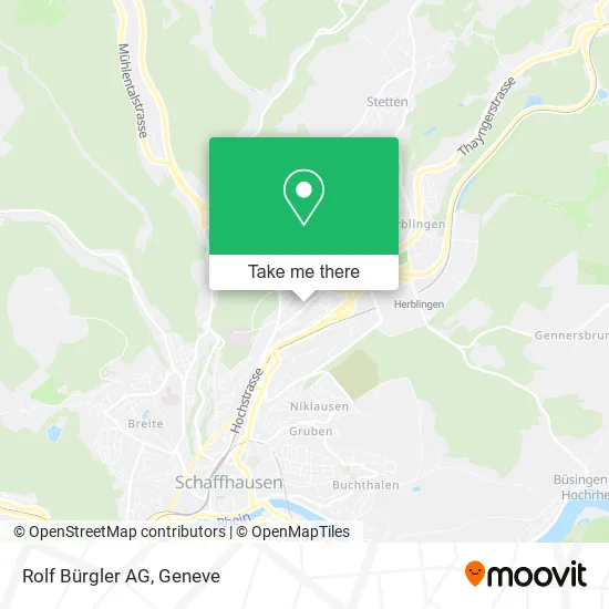 Rolf Bürgler AG map