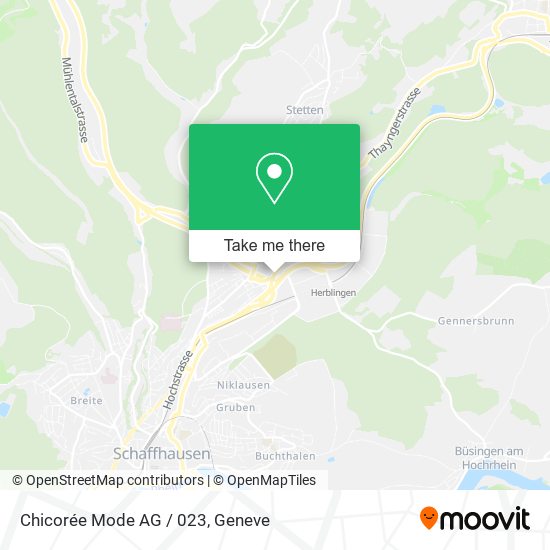 Chicorée Mode AG / 023 map