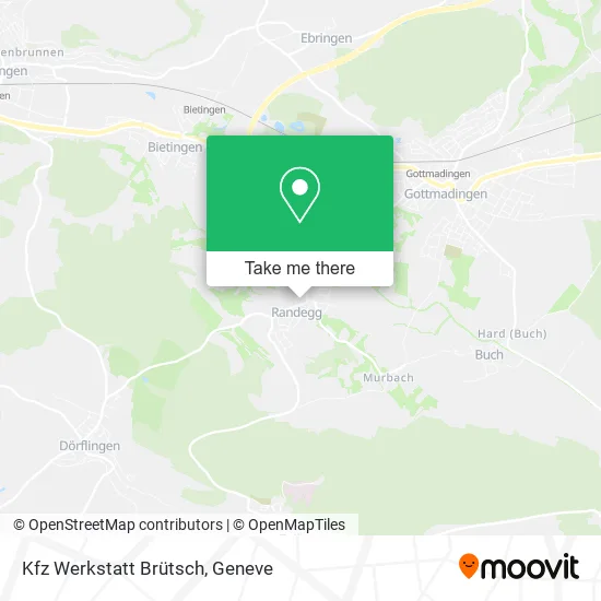 Kfz Werkstatt Brütsch map