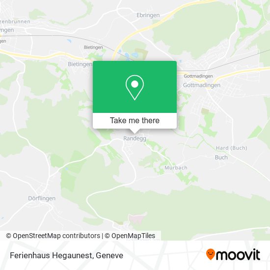 Ferienhaus Hegaunest map