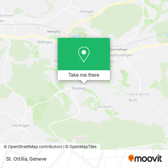 St. Ottilia map