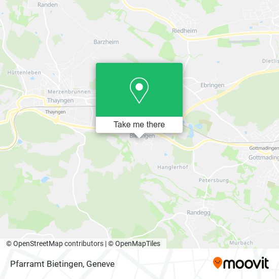 Pfarramt Bietingen map
