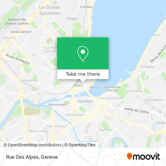 Rue Des Alpes map